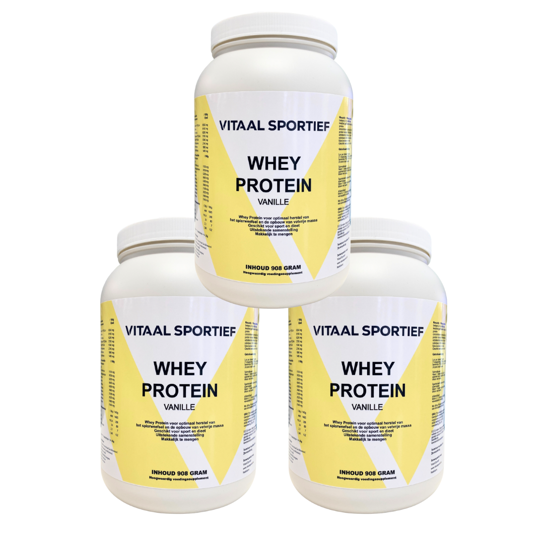 3 x Whey Eiwit Vanille